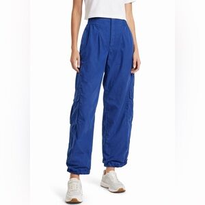 Free People Movement Women's Blue Cargo Pants